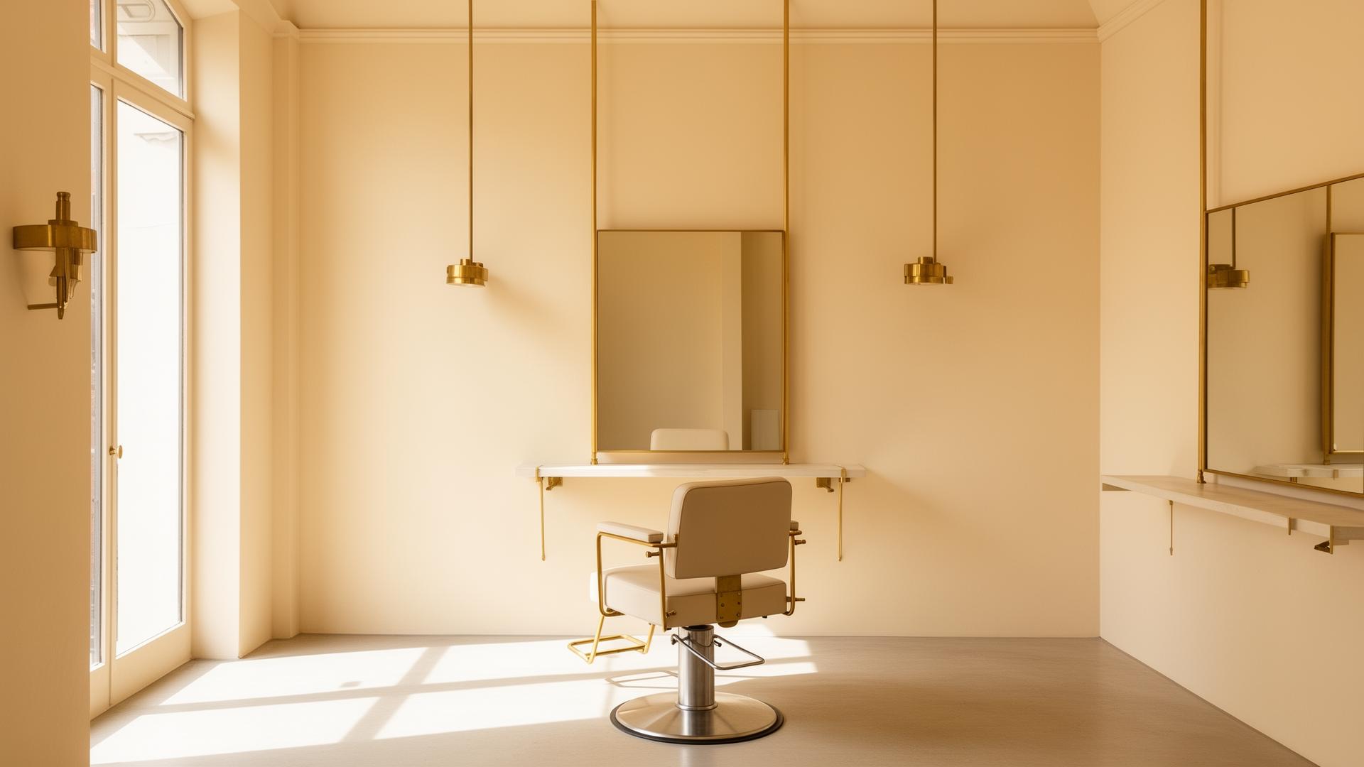 Luxury salon interior